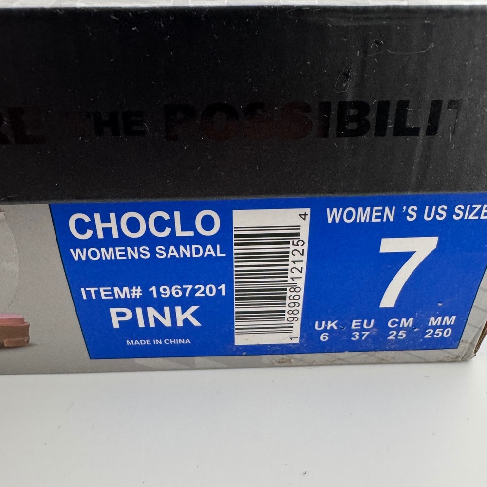 Gerry Choclo Sandal Women 7 Pink New Platform Arch Support Lug Sole 1967201 - Picture 8 of 8